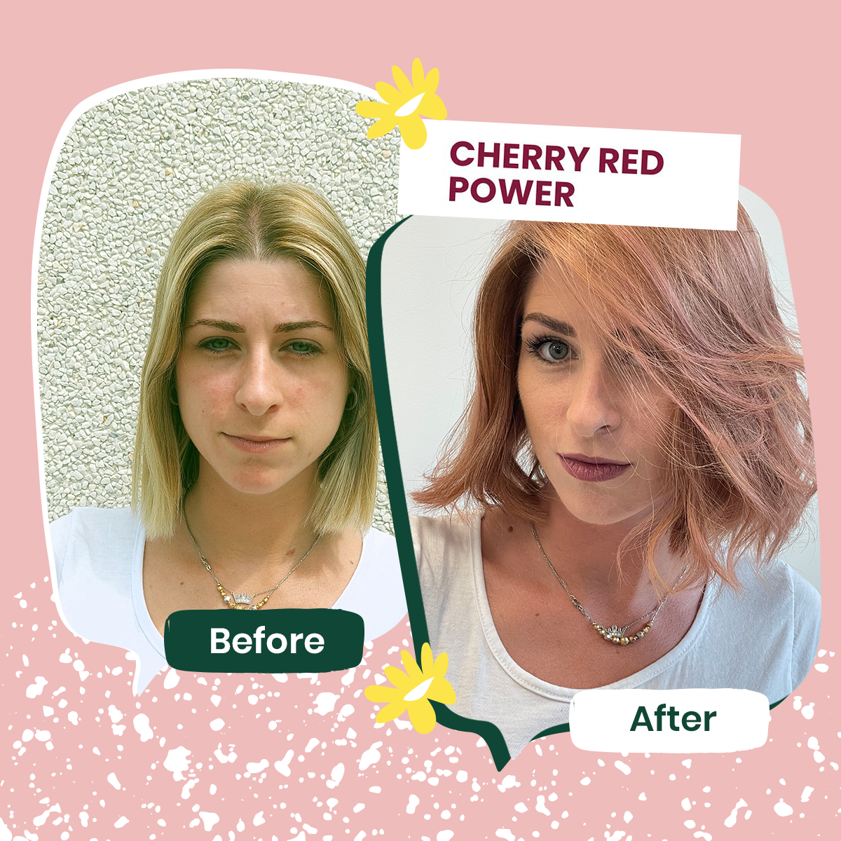 Cherry Red Power - Henna Temporal 100% Orgánica y Natural