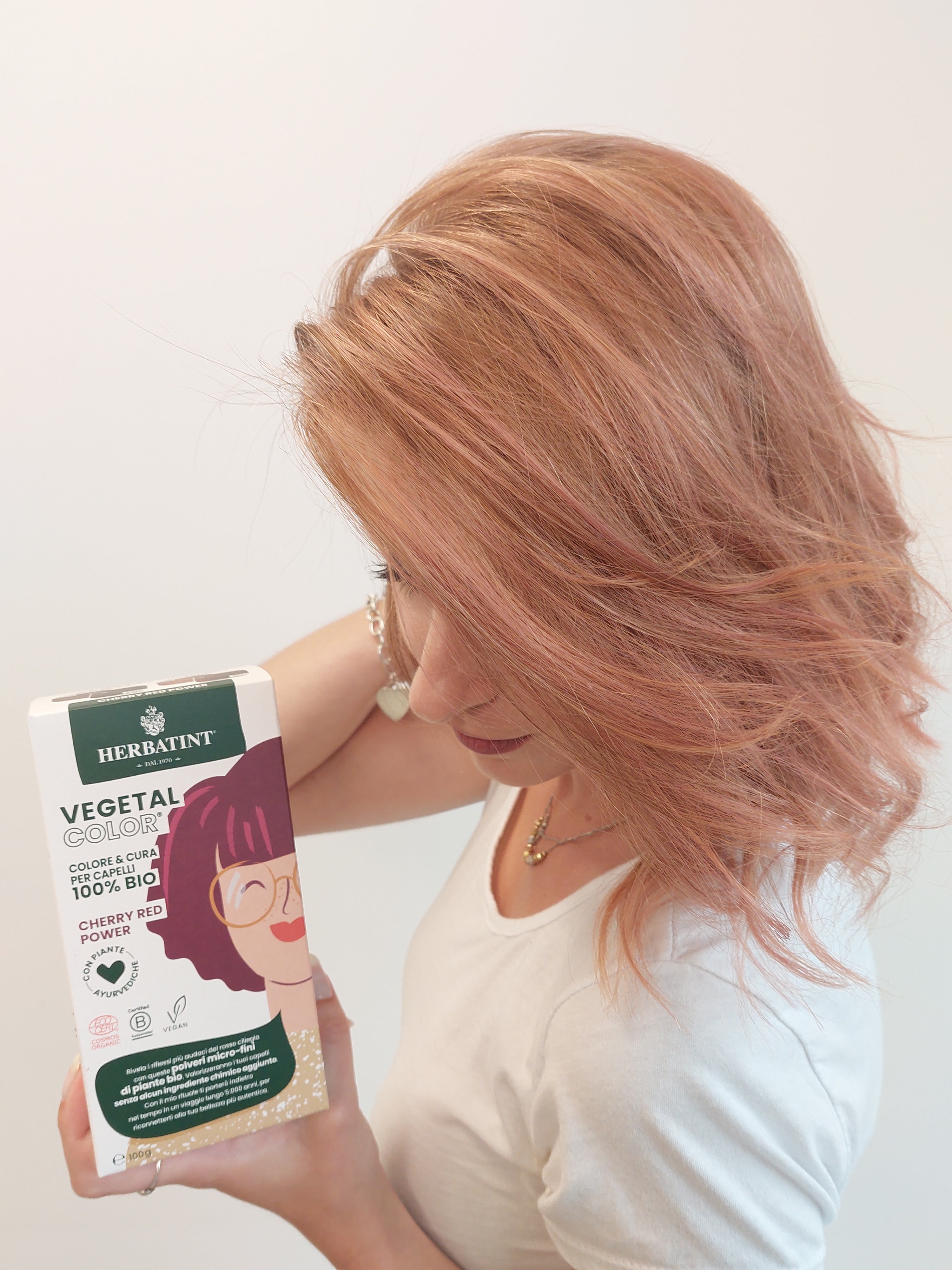 Cherry Red Power - Henna Temporal 100% Orgánica y Natural