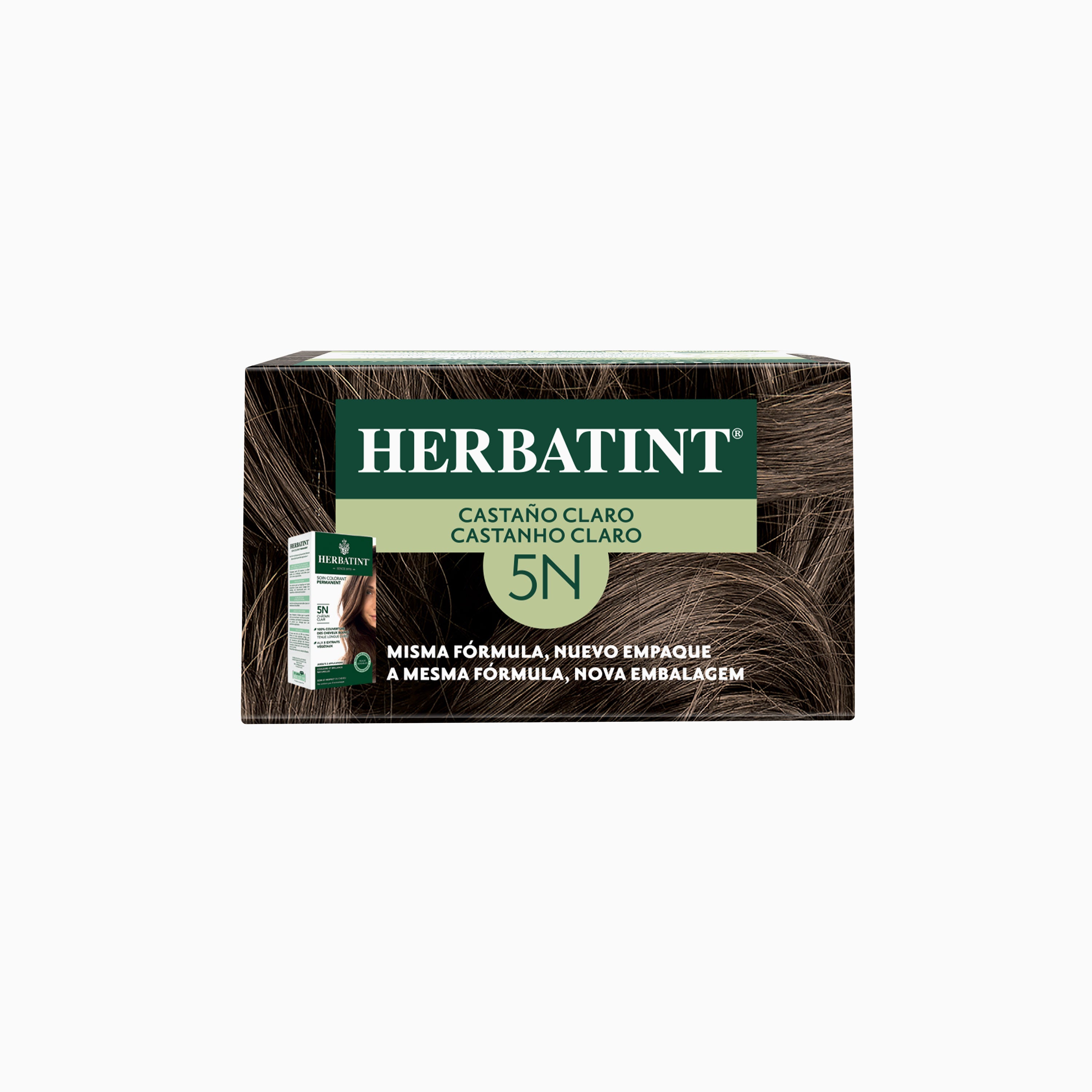 5N Castaño Claro Natural - Tintura Permanente Natural