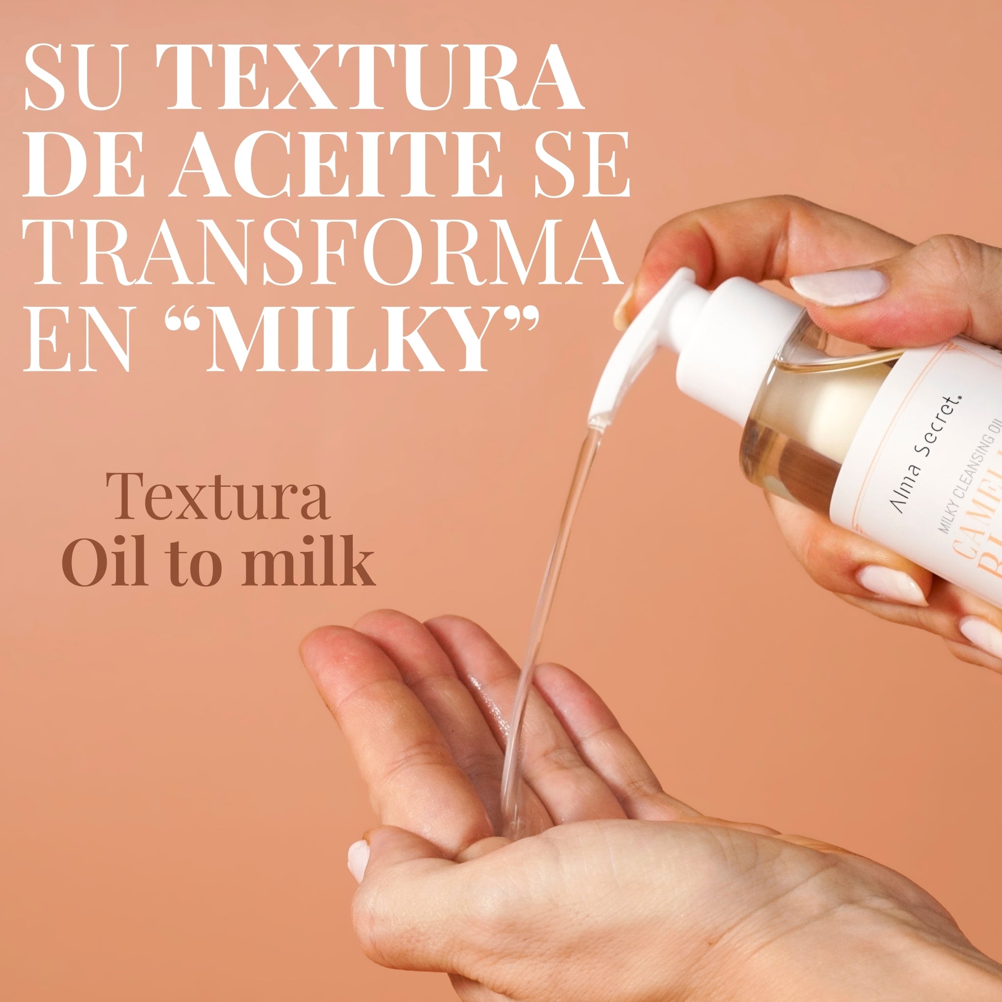 Aceite Desmaquillante Natural Oil to Milk | Camellia Bloom | Alma Secret 200ml