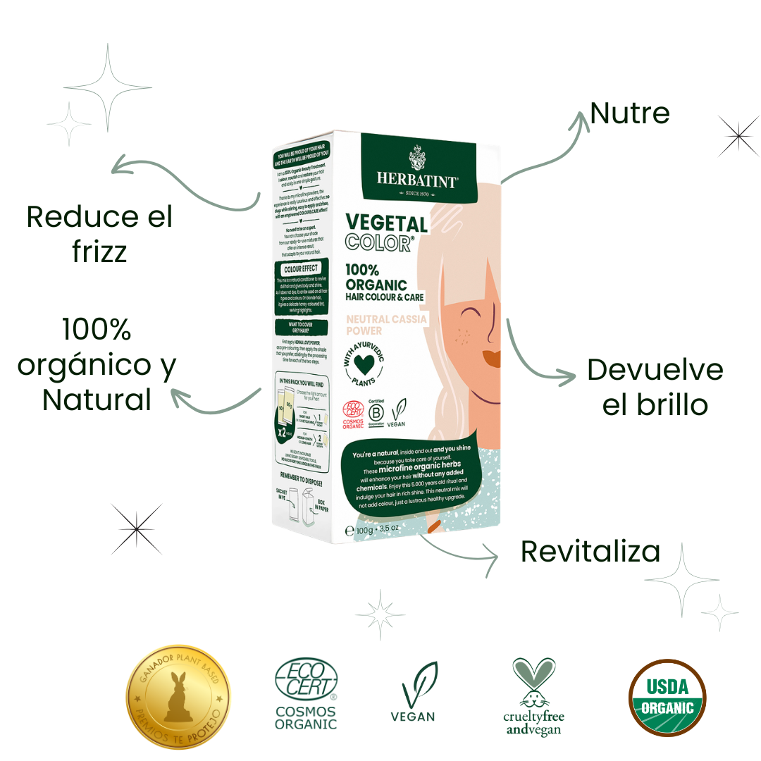Tratamiento Capilar Vegetal Incoloro 100gr- 100% Orgánico y Naturak