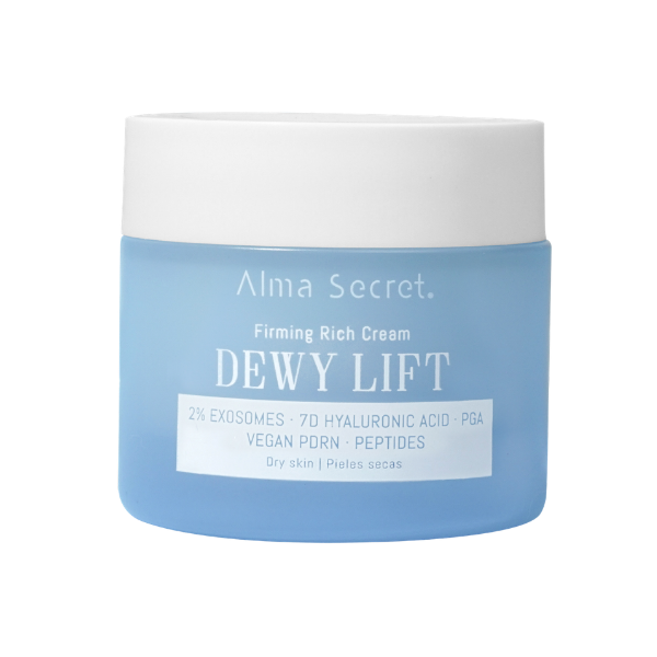 Crema Reafirmante con 2% Exosomas | Dewy Lift Rich Piel Seca | Alma Secret 50ml
