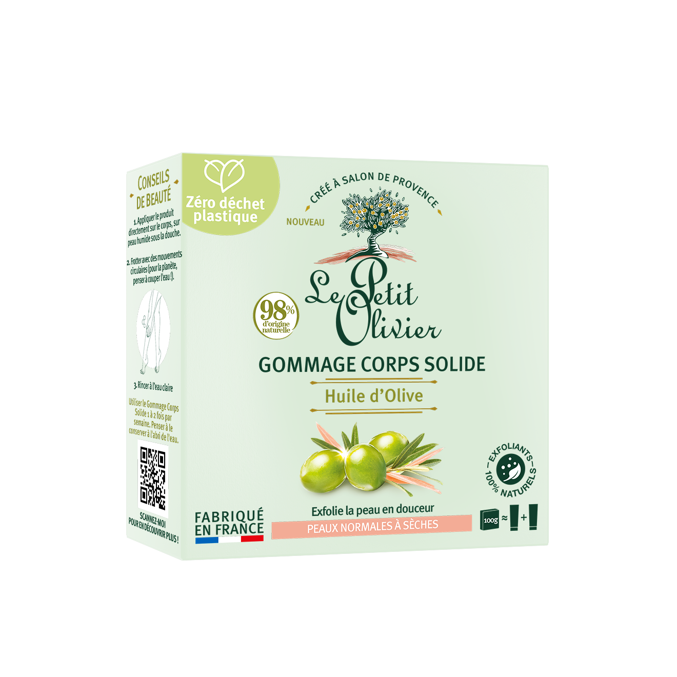 Exfoliante corporal sólido Oliva 100gr