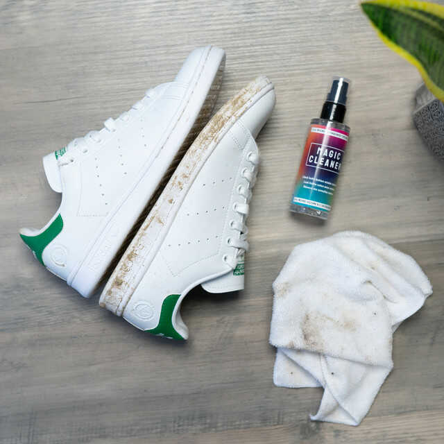 Limpiador de Zapatillas (suelas y entre suelas) - KIT Magic Cleaner 100 ml + Esponja