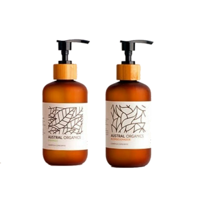 Shampoo 250ml + Acondicionador 250ml Austral Organics