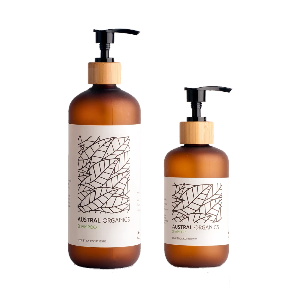 Shampoo Natural - Manzanilla, Quillay, Aloe Vera, Argán - 250ml /500ml/ 800ml