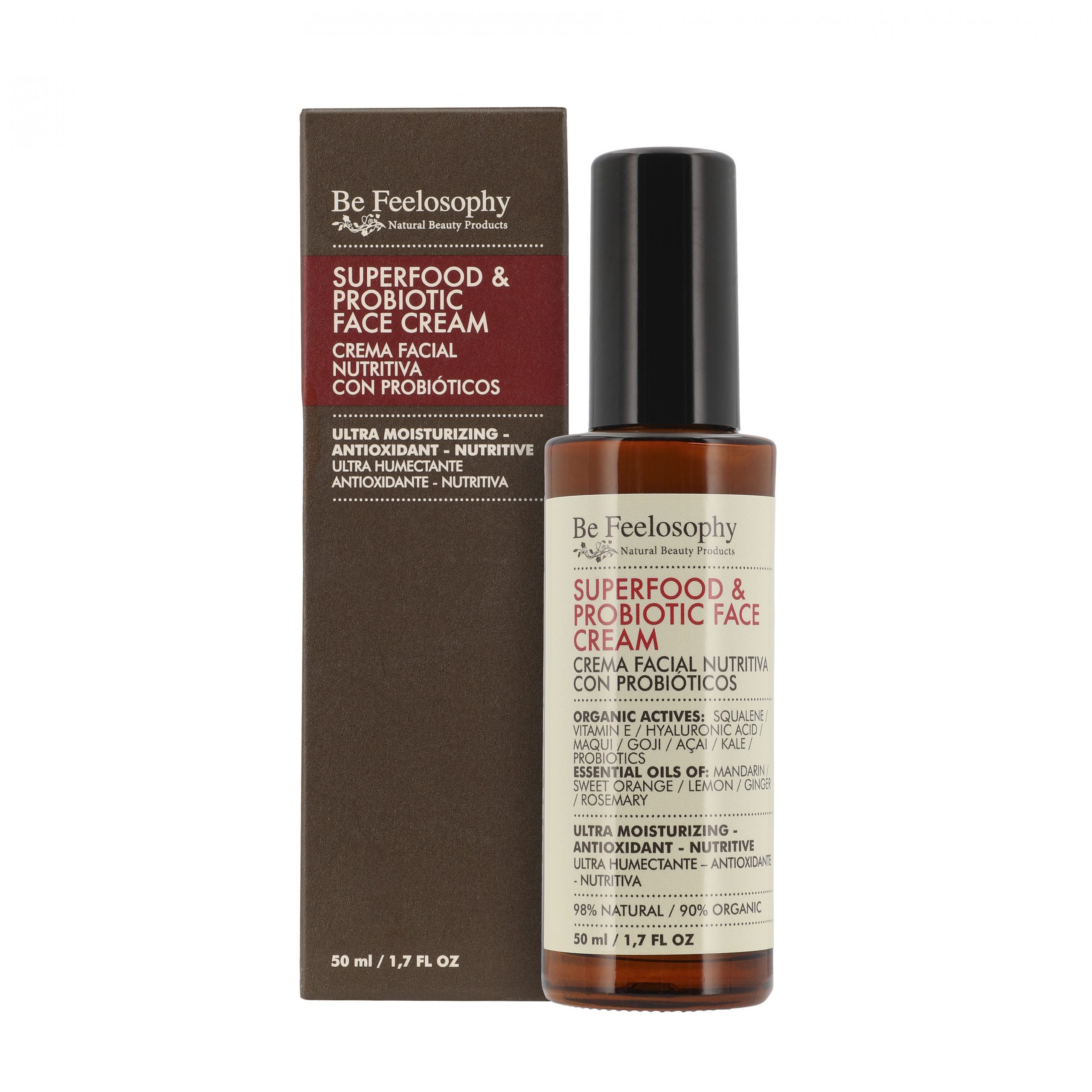 Crema Facial Nutritiva Superfood - Piel Normal, Mixta o Grasa - 50 ml