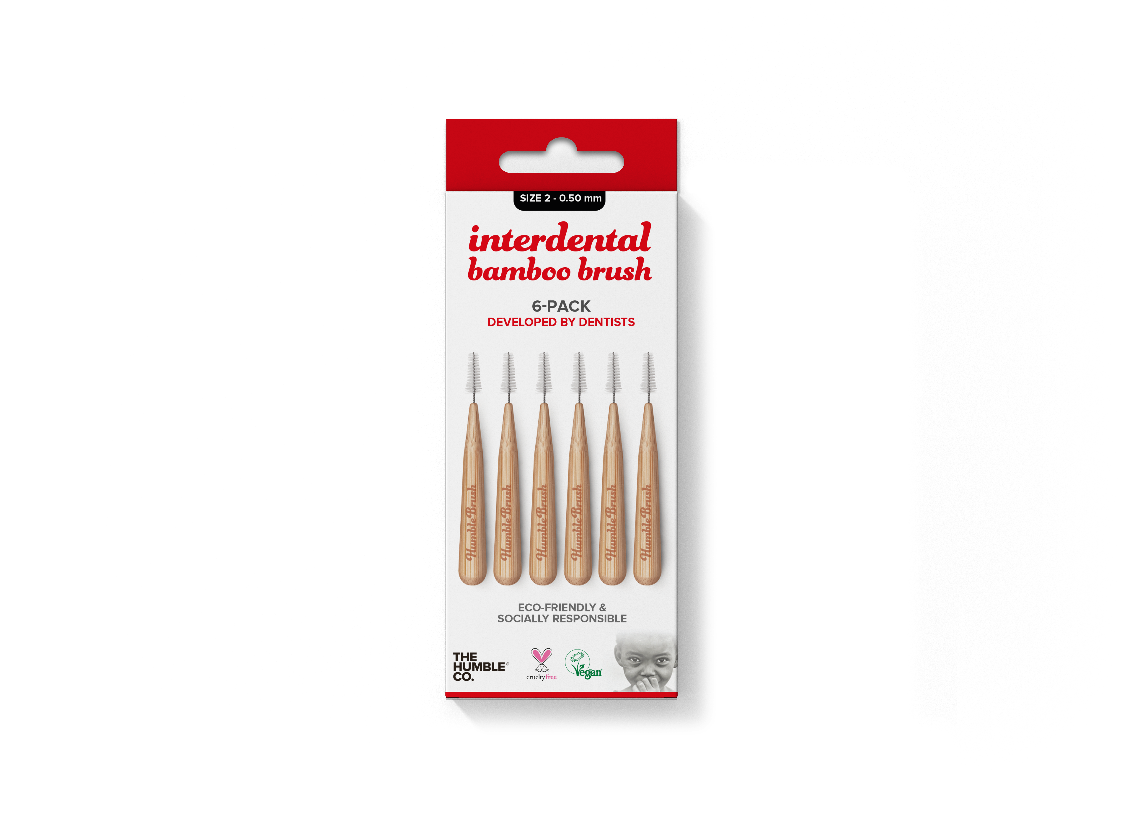 Cepillos Interdentales Bambu - Pack 6 unidades (Varios Tamaños)