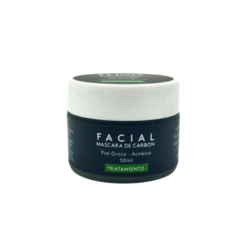 Mascarilla Facial con Carbón Activo - Antiacnéica - 50ml