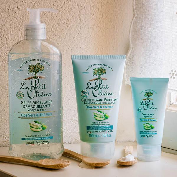 Gel exfoliante - Aloe Vera & Te verde - 150ml