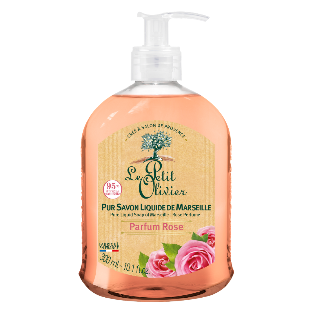 Jabón líquido de Marsella de Rosa - 300ml