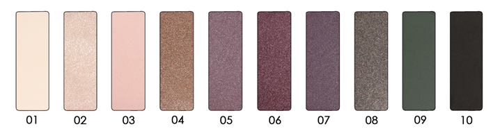 Paleta Sombra de Ojos Clin d’oeil Recargable N°1 - 10 tonos