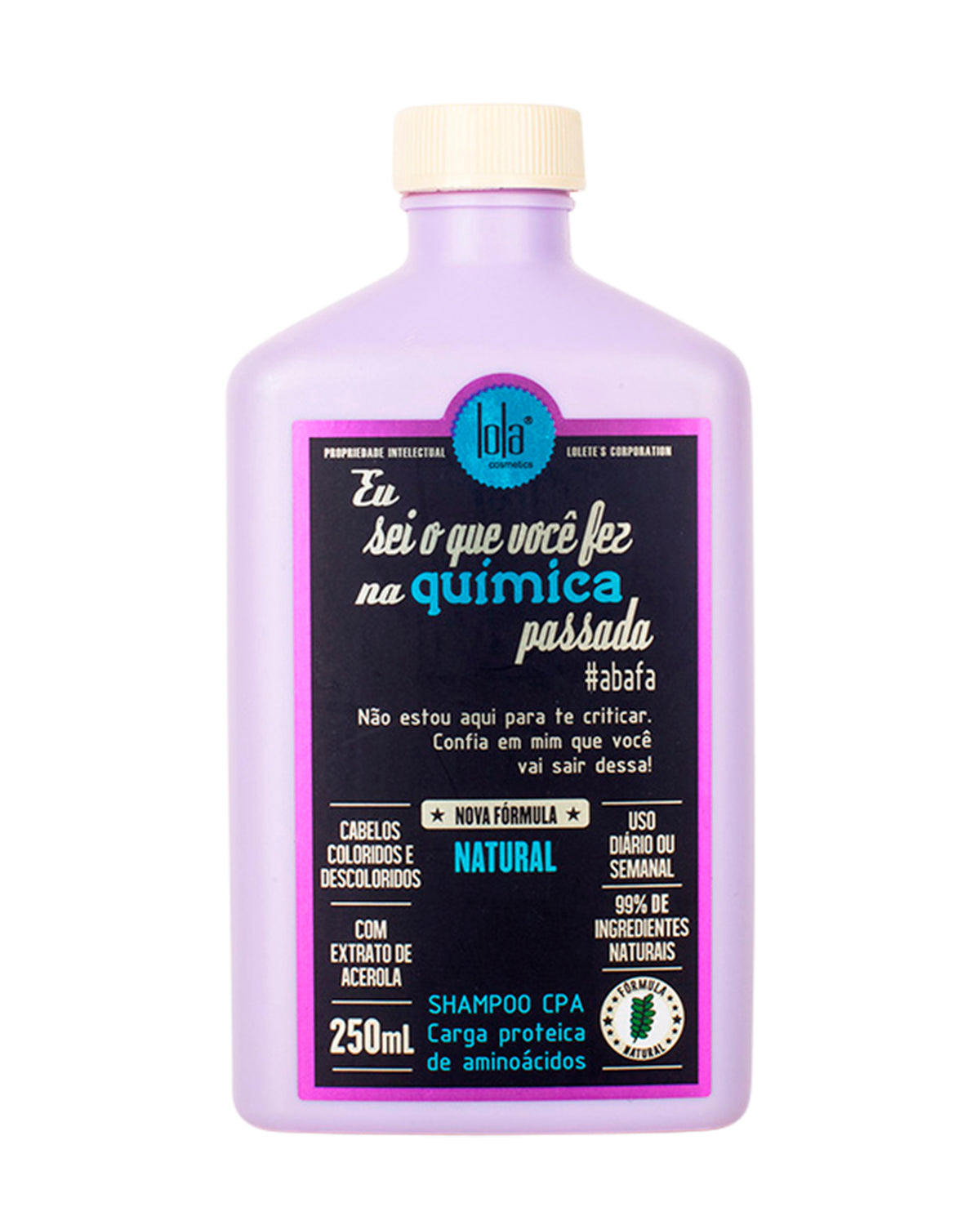 Shampoo - Yo se que hiciste la quimica pasada - 250ml