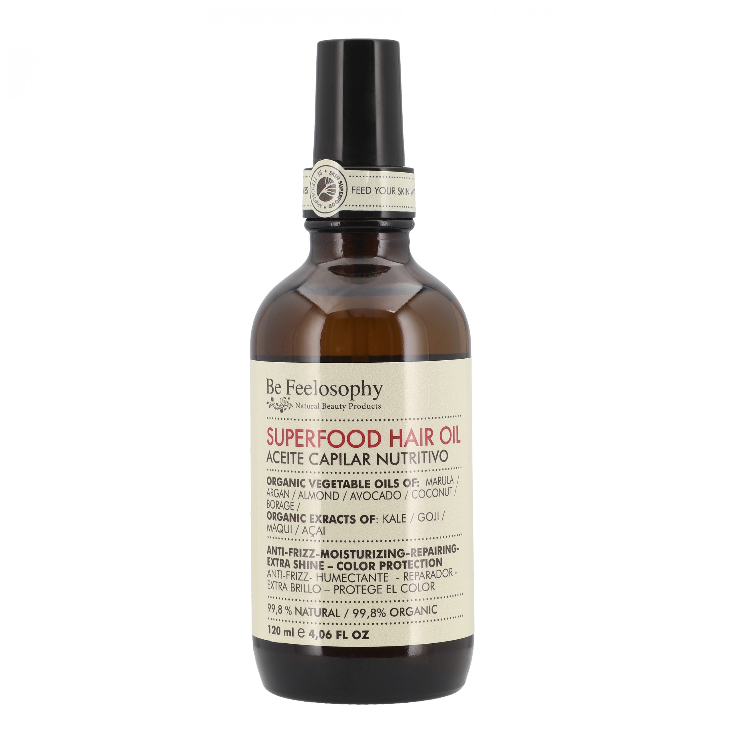 Aceite Capilar Nutritivo Superfood - Antifrizz, Reparador, Nutritivo - 120ml