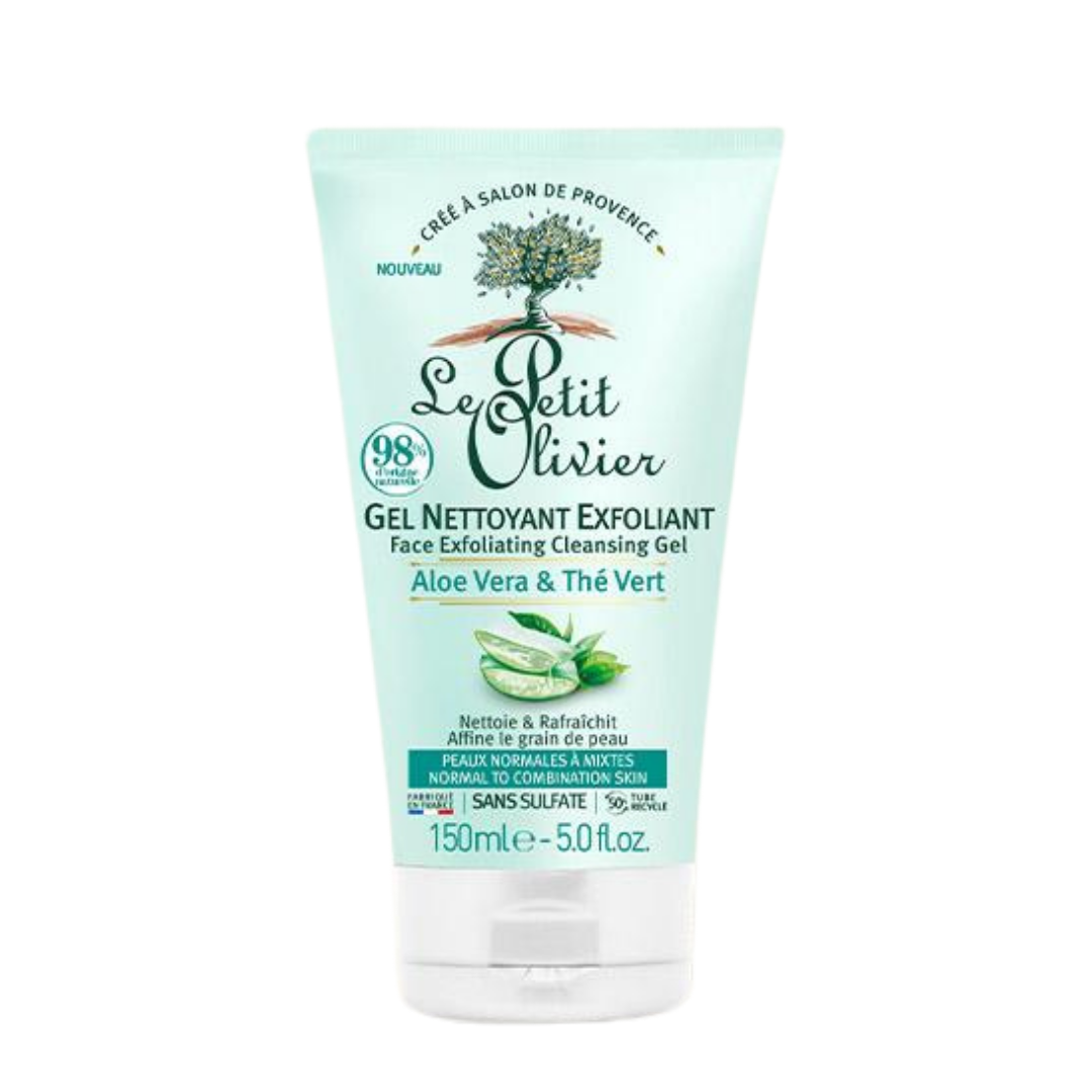 Gel exfoliante - Aloe Vera & Te verde - 150ml