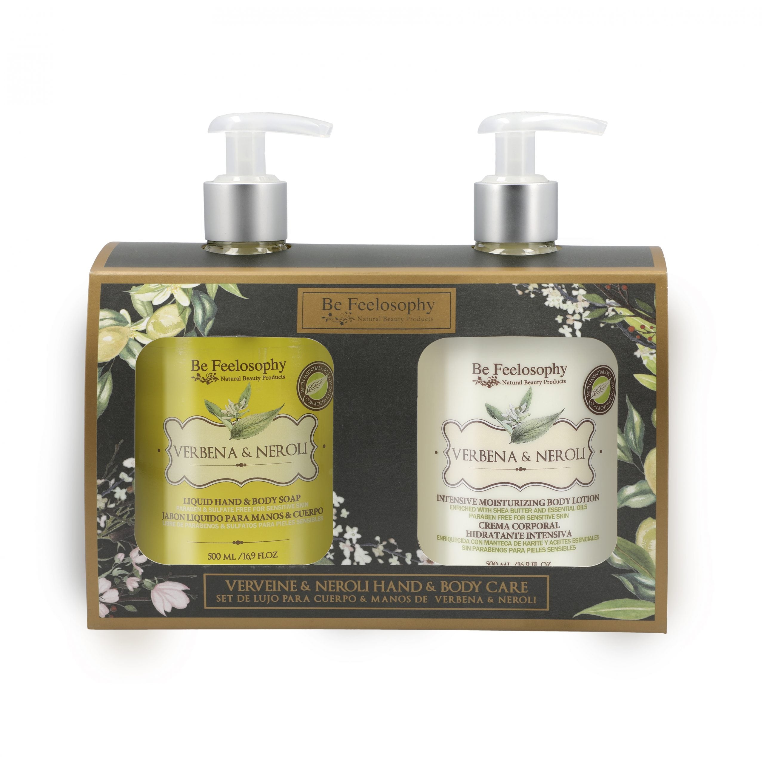 Crema Corporal Hidratante 500ml + Jabon Liquido 500ml- Verbena & Neroli