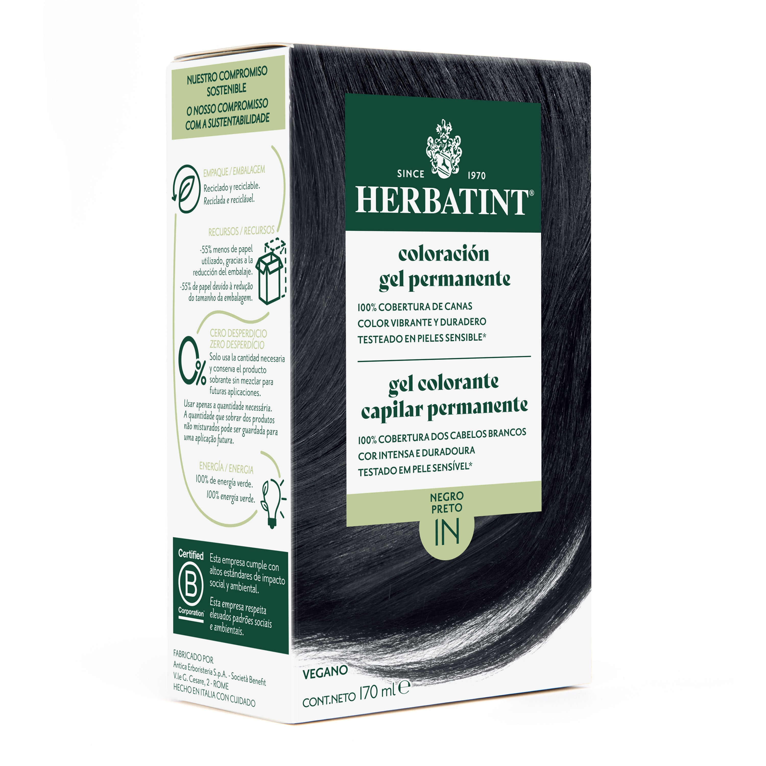 Tintura Permanente 1N - Negro