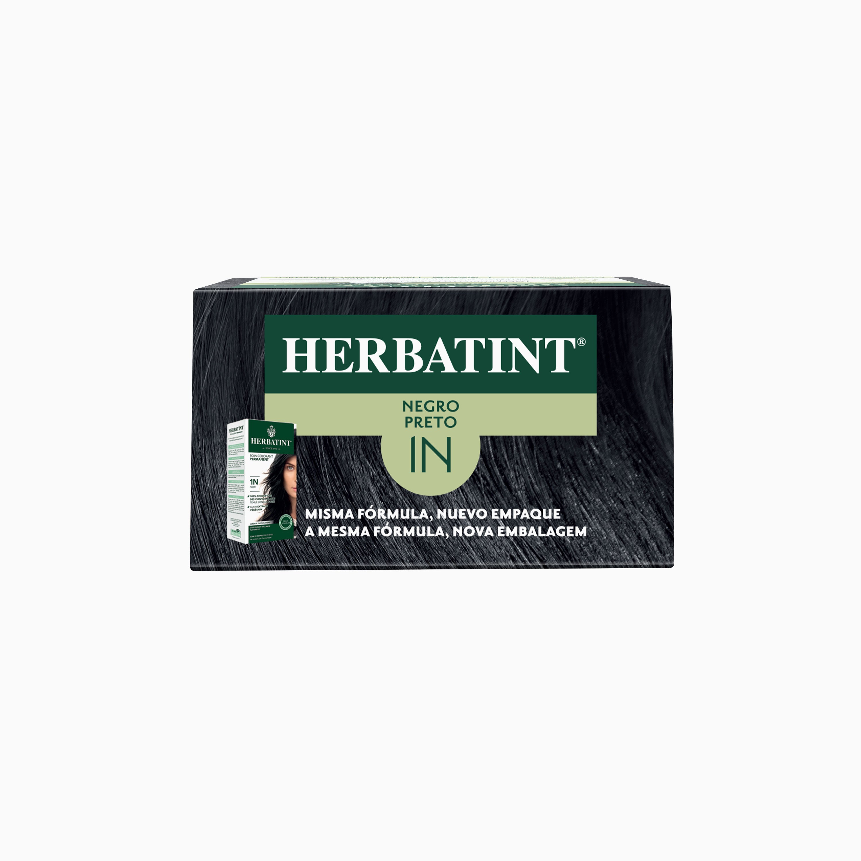 1N Negro - Tintura Permanente Natural
