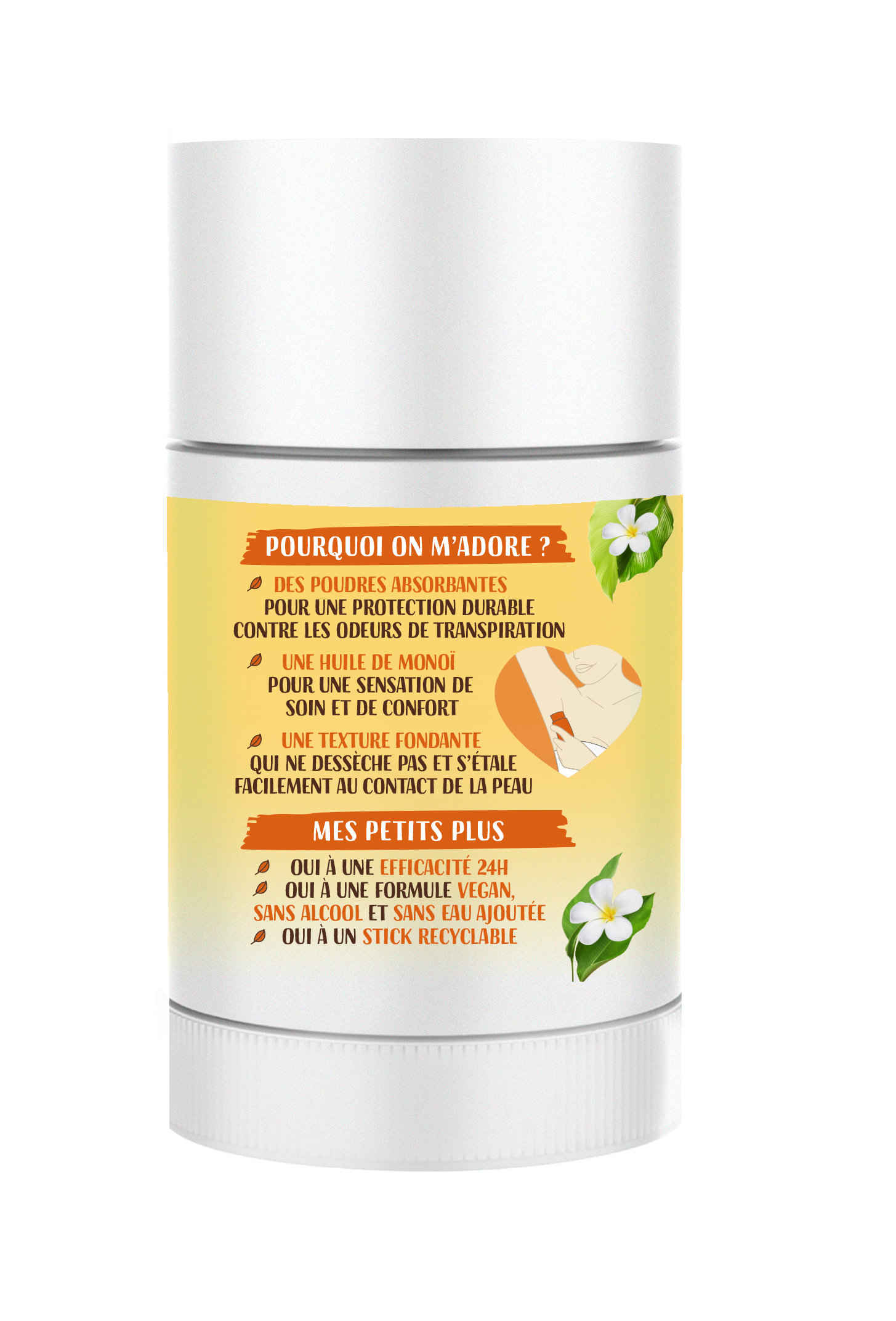 Desodorante Sólido Aceite de Monoï