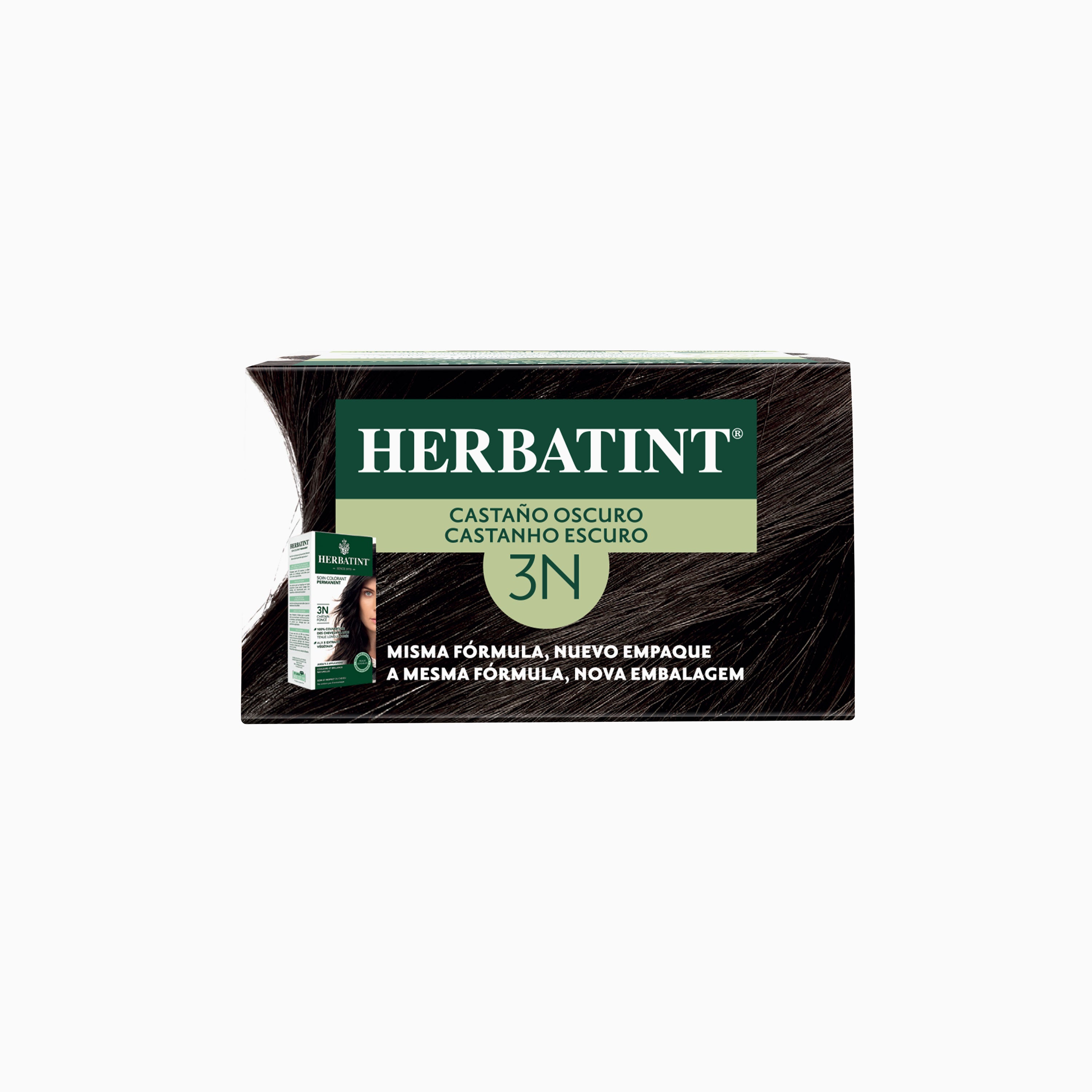 3N Castaño Oscuro - Tintura Permanente Natural
