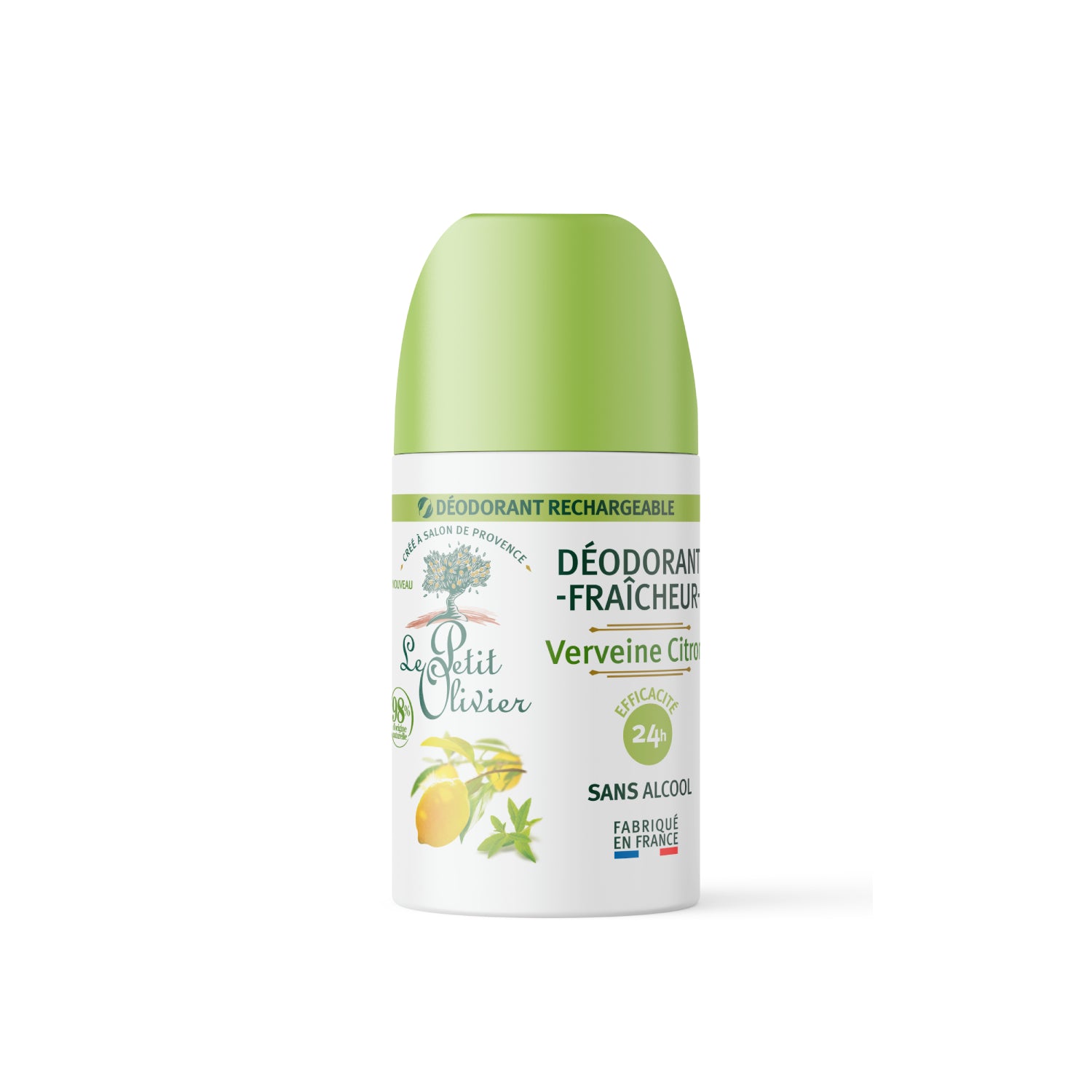 Desodorante Verbena Limón Roll-On Recargable