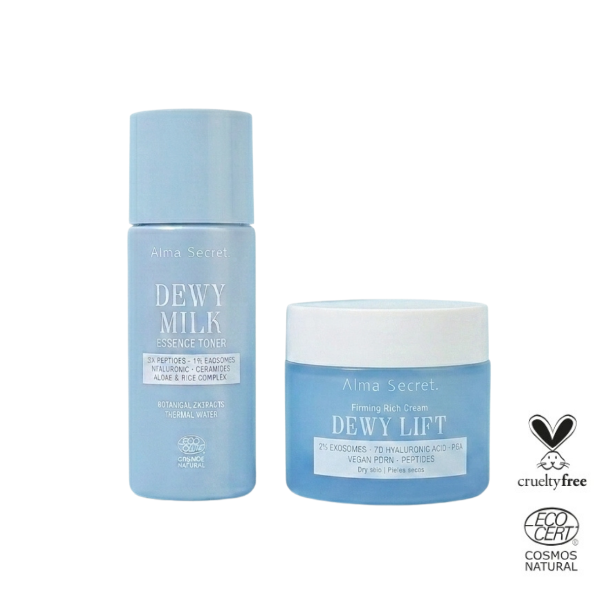 Pack Dewy Milk & Dewy Lift Rich Cream | Pieles Secas