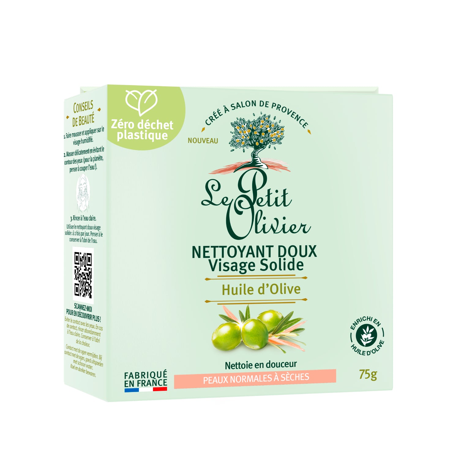 Limpiador Facial Sólido Oliva 75gr