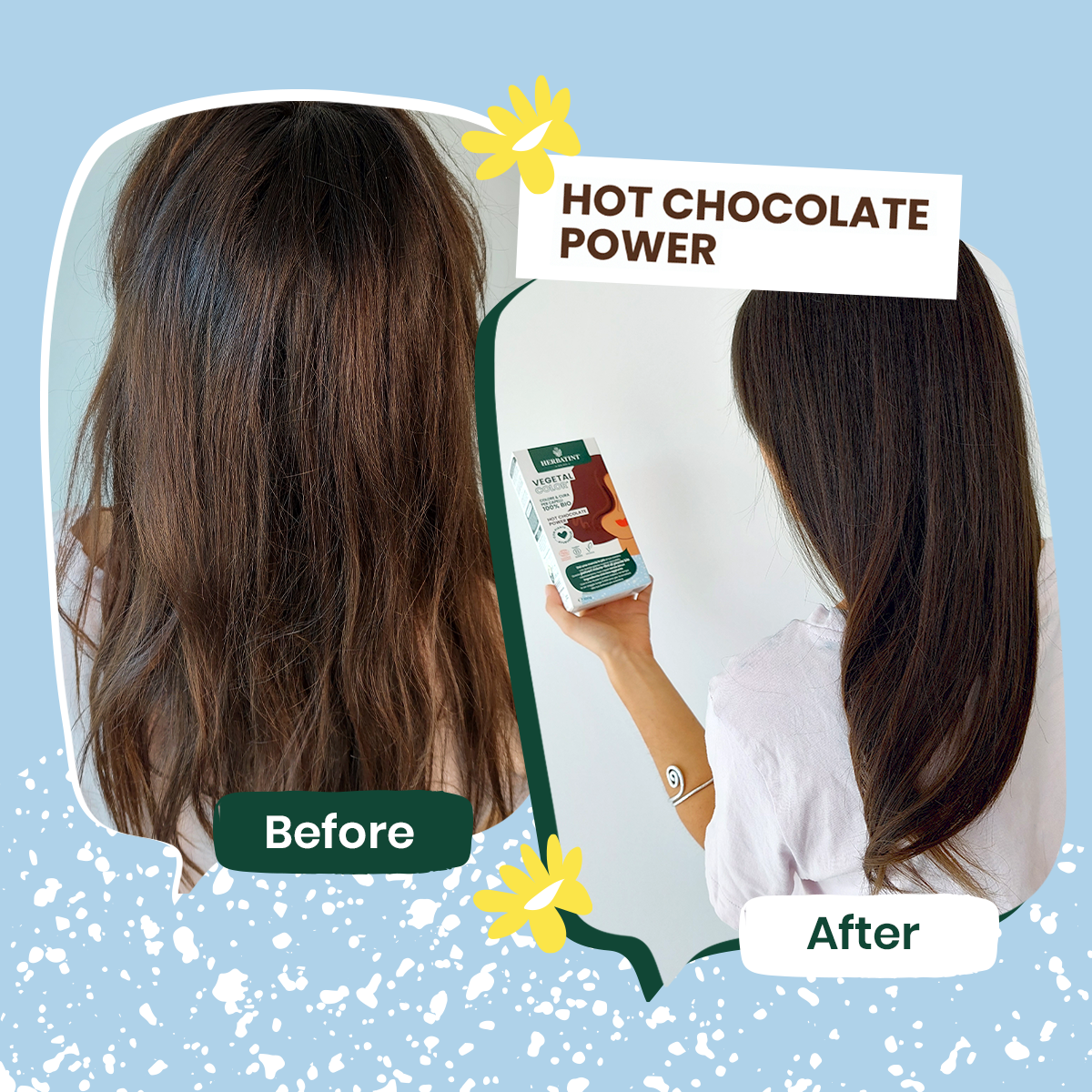 Hot Chocolate 100gr- Henna Temporal 100% Orgánica y Natural