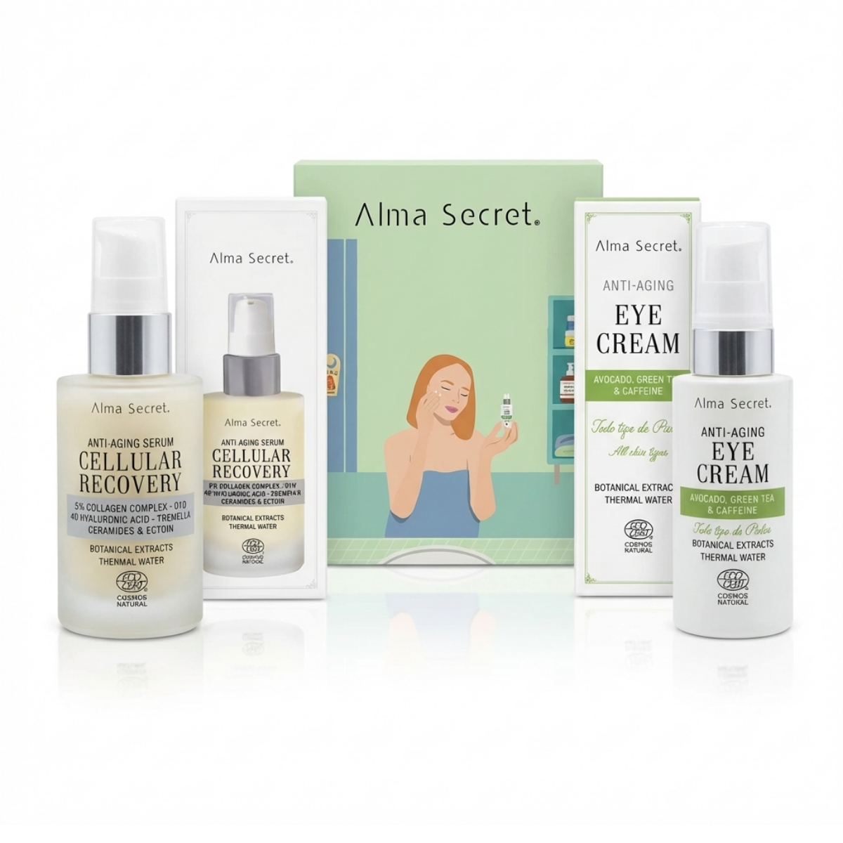 Pack Rutina Mirada + Piel Reparada | Contorno 30ML + Sérum Cellular Recovery 50ML