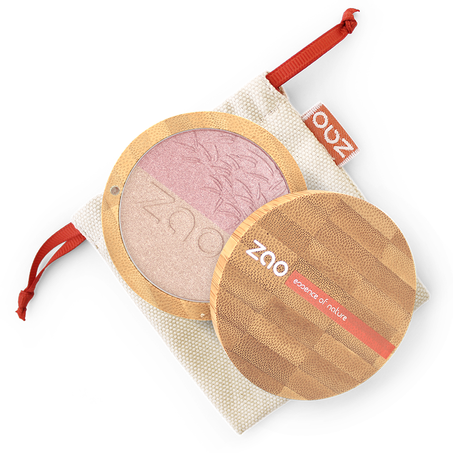 Polvo Iluminador Shine Up Duo Pink & Gold 311 ZAO