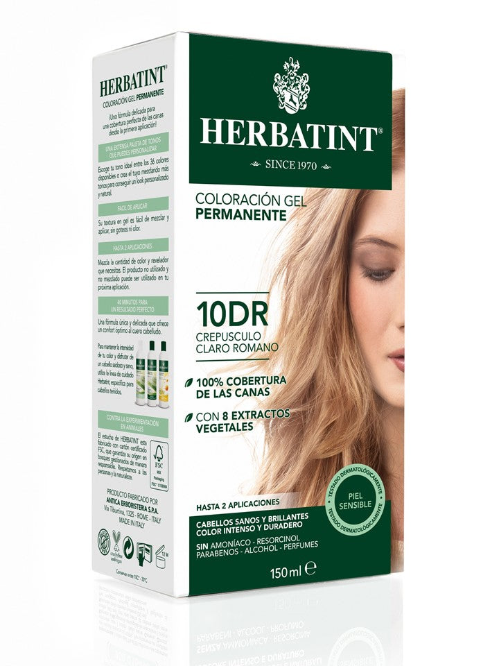 Herbatint 10DR Rubio Claro Dorado Cobrizo