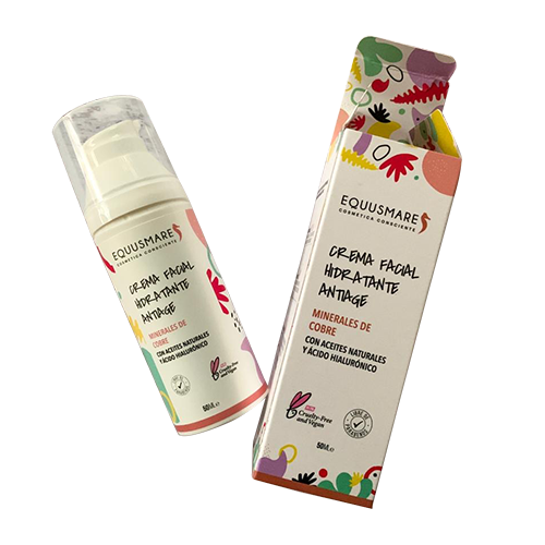 Crema Facial Antiage con Minerales de Cobre y Ácido Hialurónico - 50ml