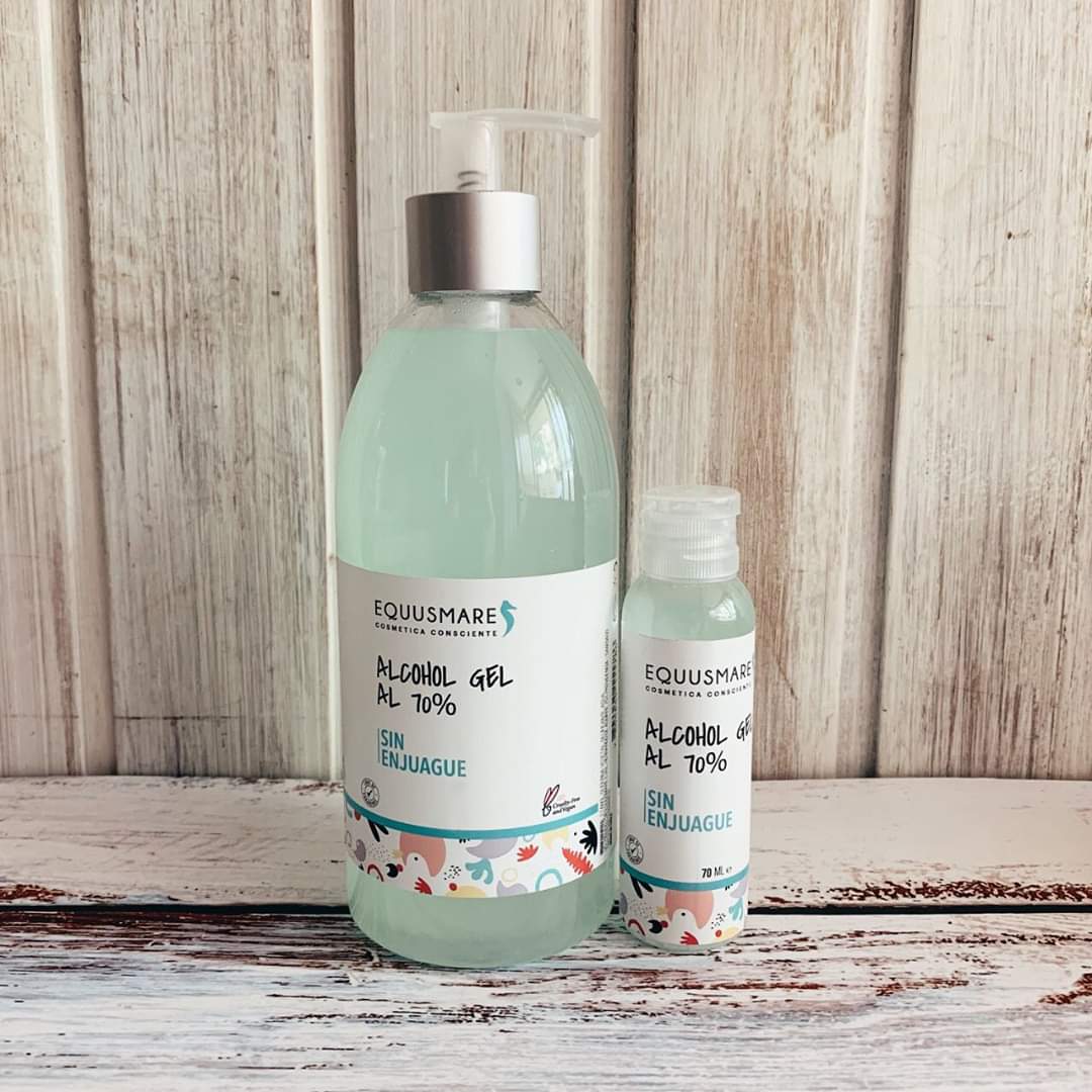 Alcohol Gel al 70% - Aroma Té Blanco Bamboo -  500ml/70ml / 30ml