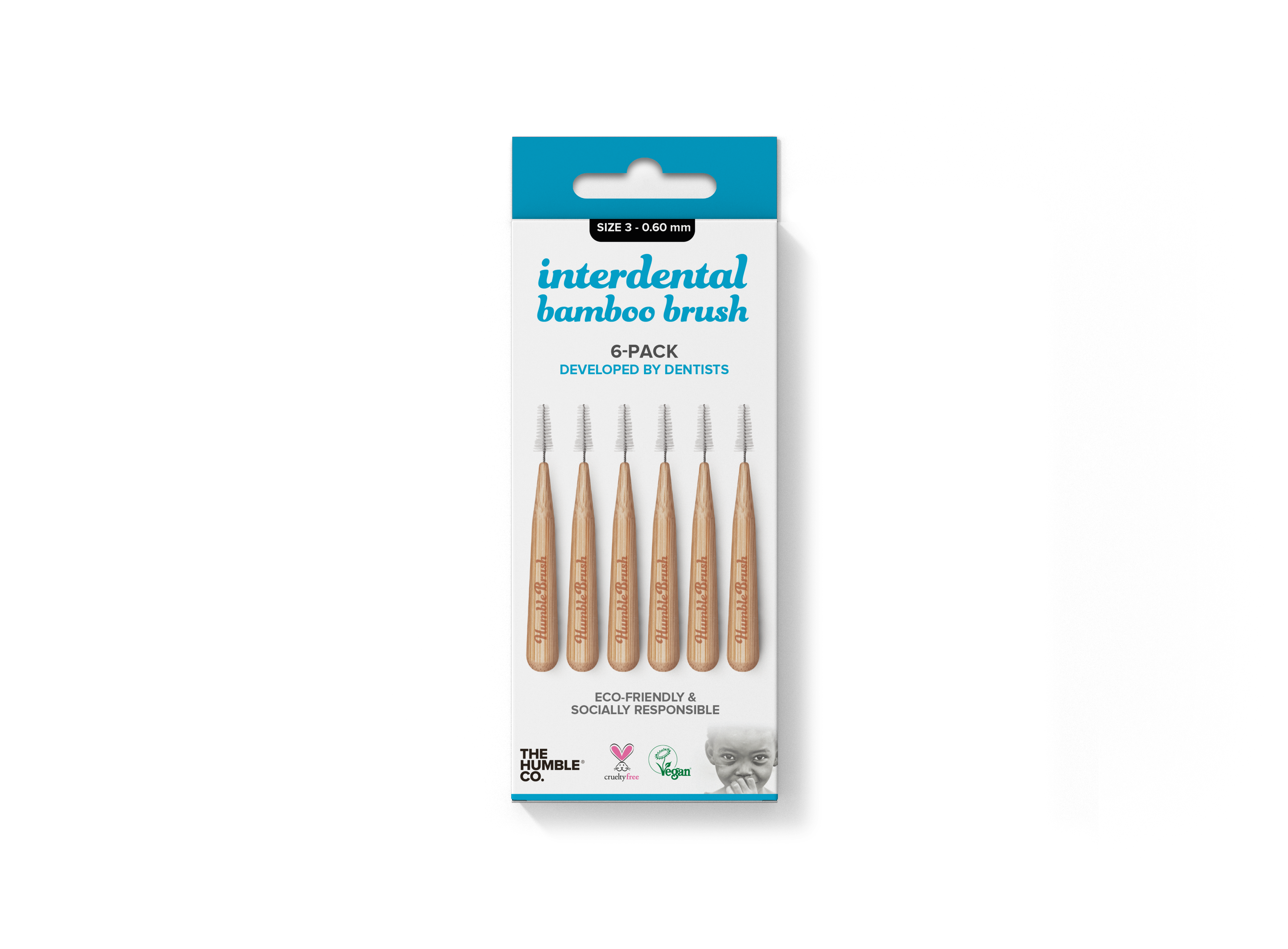 Cepillos Interdentales Bambu - Pack 6 unidades (Varios Tamaños)