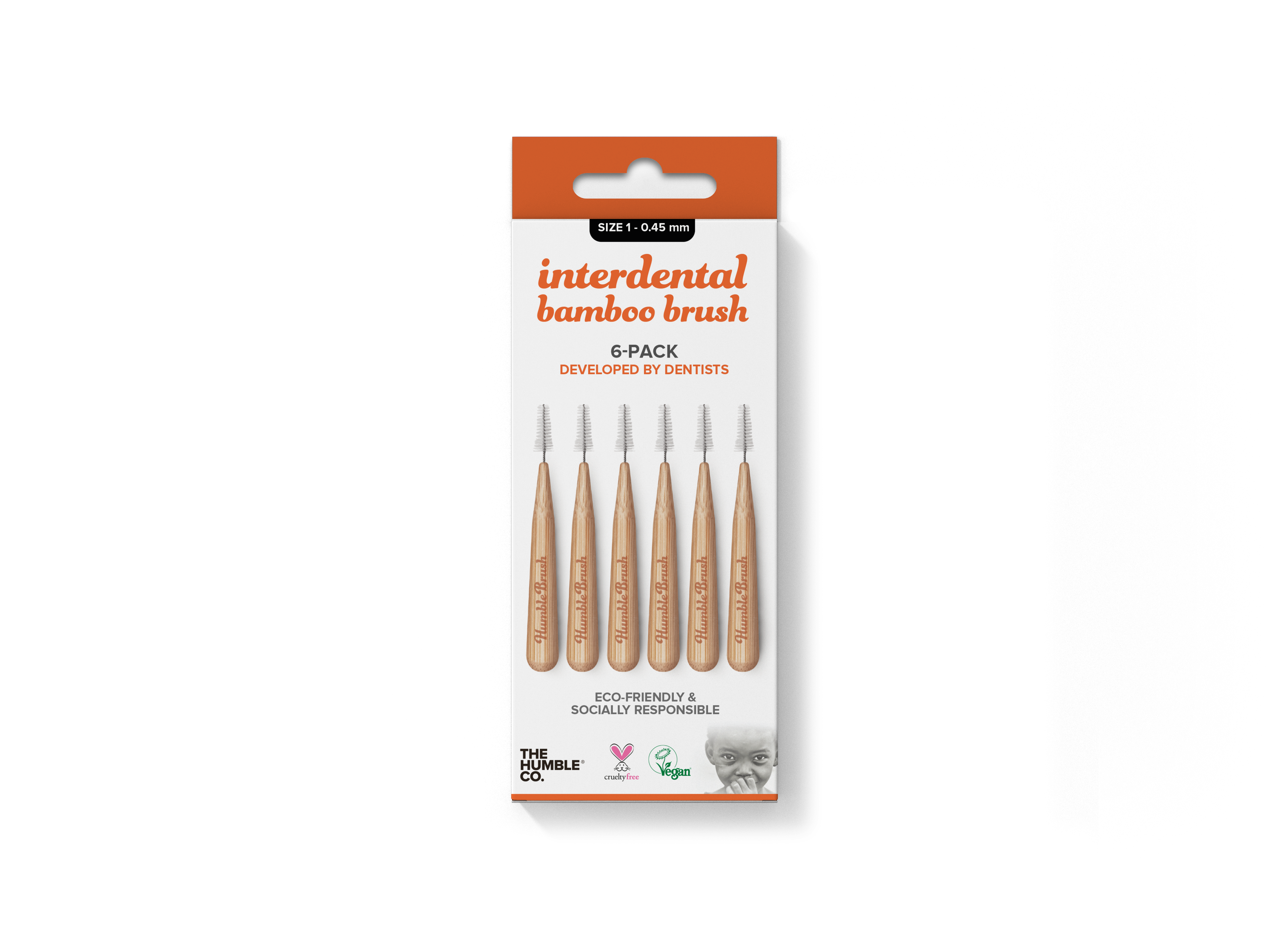 Cepillos Interdentales Bambu - Pack 6 unidades (Varios Tamaños)