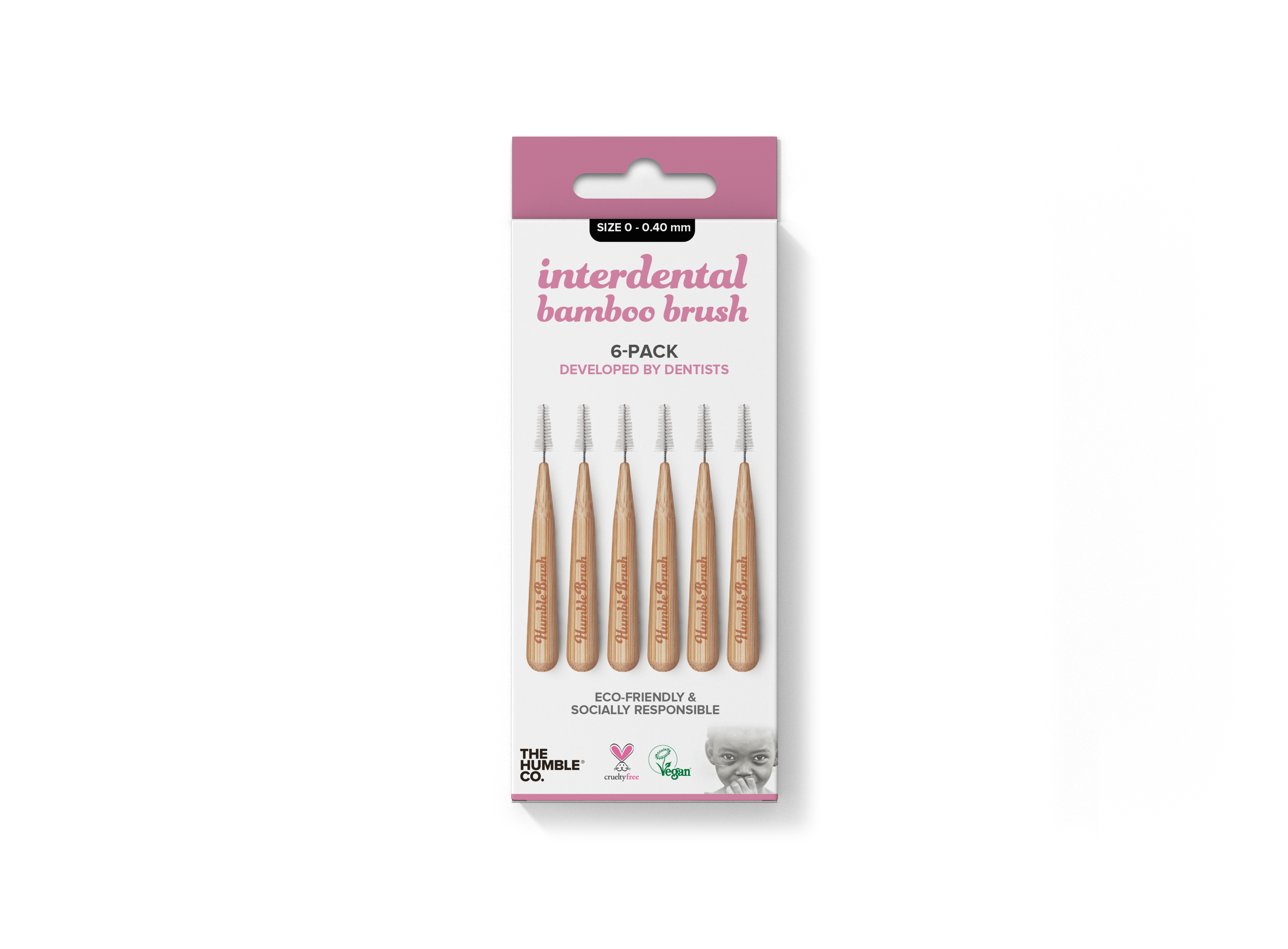 Cepillos Interdentales Bambu - Pack 6 unidades (Varios Tamaños)