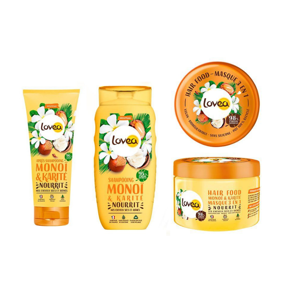 Packs Cuidado Capilar MONOI & Karite - Cabello Seco