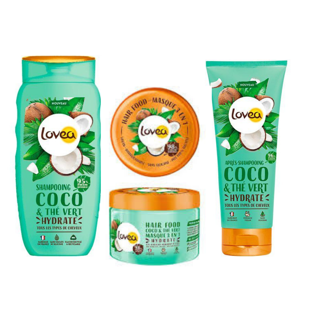 Packs Cuidado Capilar Coco & Te Verde - Todo Tipo de Cabello